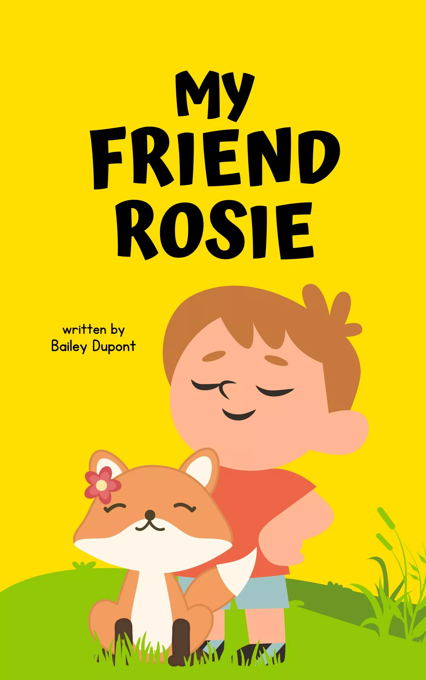 Pink and Black Simple Romance Book Cover (4)